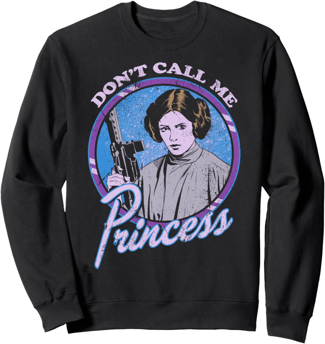 Star Wars Princess Leia Don't Call Me Princess Circle Sweatshirt