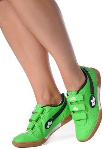 Lico Unisex Kinder Bernie V Hallenturnschuhe(Klettverschlüsse können variieren) 25 EU Grün Marine We