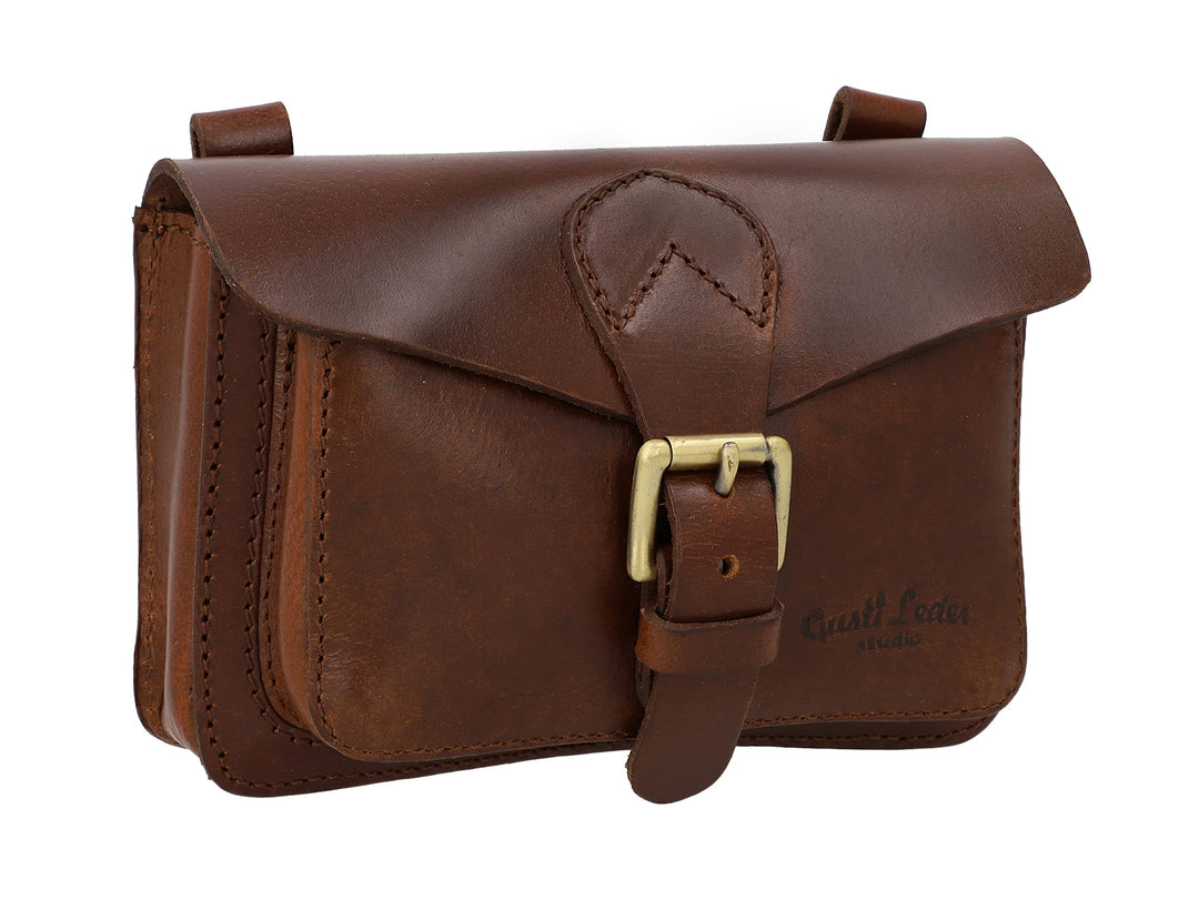 Gusti Satteltasche Leder - Antonio M. Lenkertasche Fahrradtasche Ledertasche diebstahlsicher Vintage