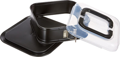 Original Kaiser Inspiration Springform eckig 24 x 24 cm, quadratische Backform mit Deckel, Tiramisu
