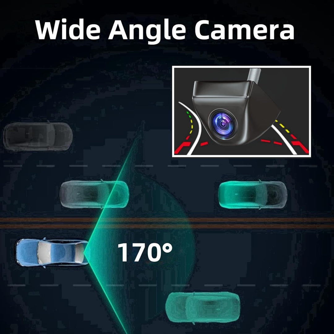 HD1080P/NTSC Front/Seiten/Rückkamera für Auto, IP68 wasserdichte Rückfahrkamera mit Klarer Nachtsich
