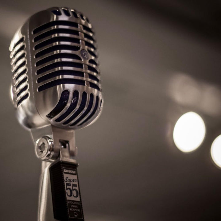 Shure Super 55 Deluxe Vocal Microfon - Vintage Supercardioid Dynamic Unidyne Mic, legendärer Look, k