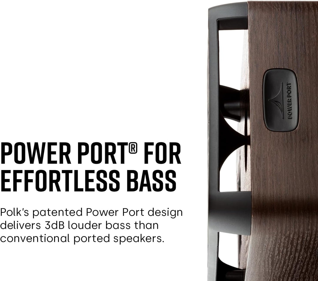 Polk Audio Signature Elite ES10 hochauflösende Surroundlautsprecher fürs Heimkino, Stereo Lautsprech