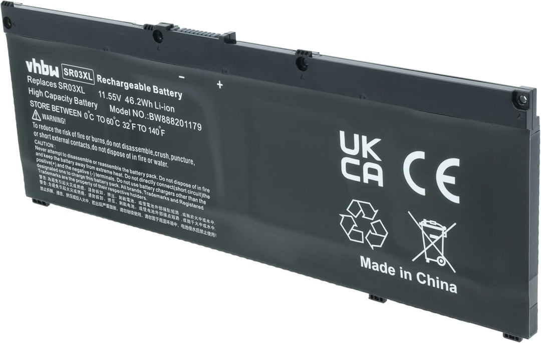 vhbw Akku kompatibel mit HP Envy x360 15-cn0000, X360 15-CN0000TX, X360 15-CN0002TX Notebook (4000mA