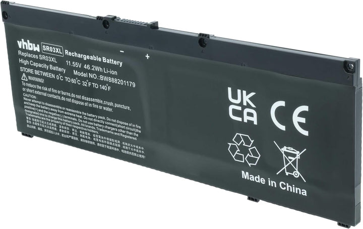 vhbw Akku kompatibel mit HP Envy x360 15-cn0000, X360 15-CN0000TX, X360 15-CN0002TX Notebook (4000mA