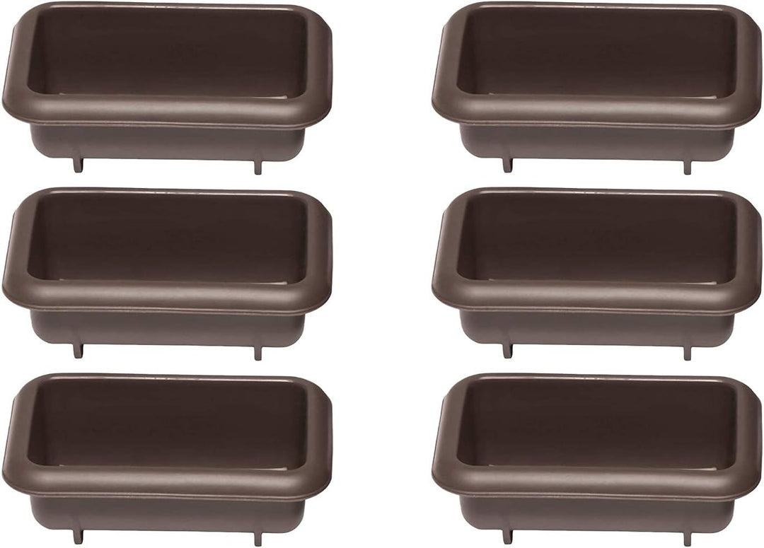 Lurch 85077 FlexiForm Mini Stollen 6er Set / Backförmchen für 6 kleine Stollen ( 9.1 x 5.6 x 3.9 cm)