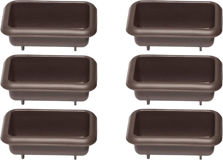 Lurch 85077 FlexiForm Mini Stollen 6er Set / Backförmchen für 6 kleine Stollen ( 9.1 x 5.6 x 3.9 cm)