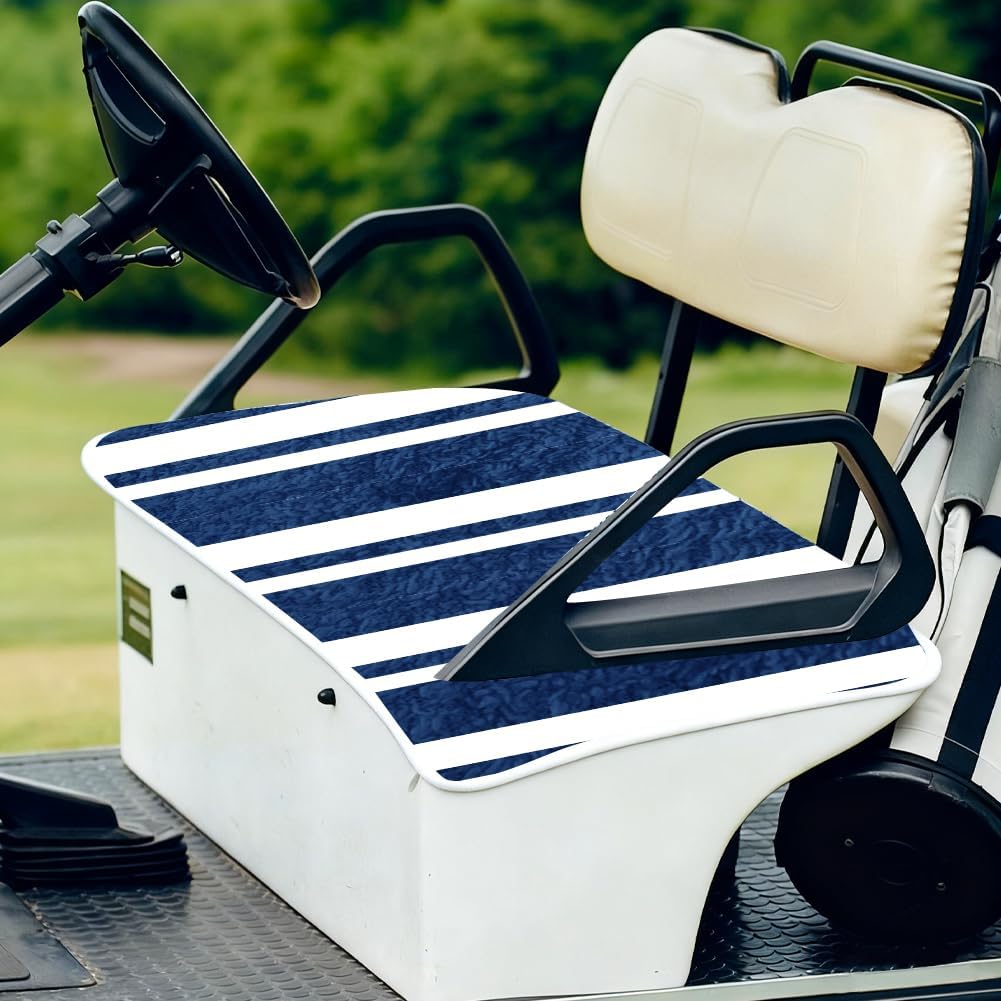 ORIGACH Gestreiftes Muster Golfwagen Sitzbezüge, Universal Golfwagen Sitzdecke Für Kühlen Und Bequem