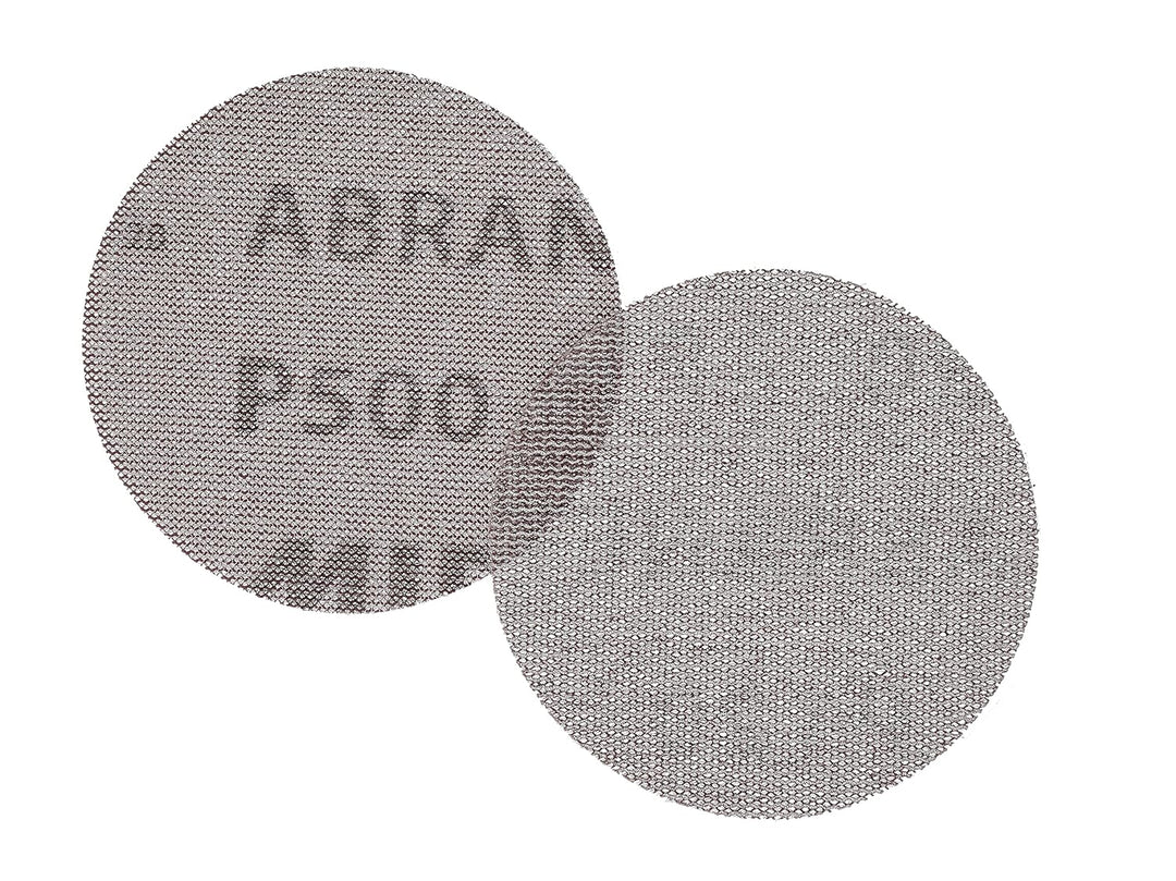 Mirka Abranet Netz-Schleifscheiben Ø 77 mm Klett / Korn P500 / 50 Stk / zum Schleifen von Holz, Spac