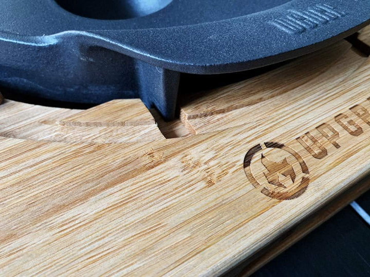 2 in 1 UPGRATE für alle Grillmeister – Bambus Schneidebrett und Grilltablett in Einem