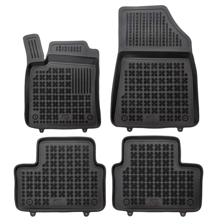 AZUGA Hohe Gummi Fussmatten mit Rand passend für Renault Clio V ab 9/2019/Mitsubishi Colt ab 2023 AZ