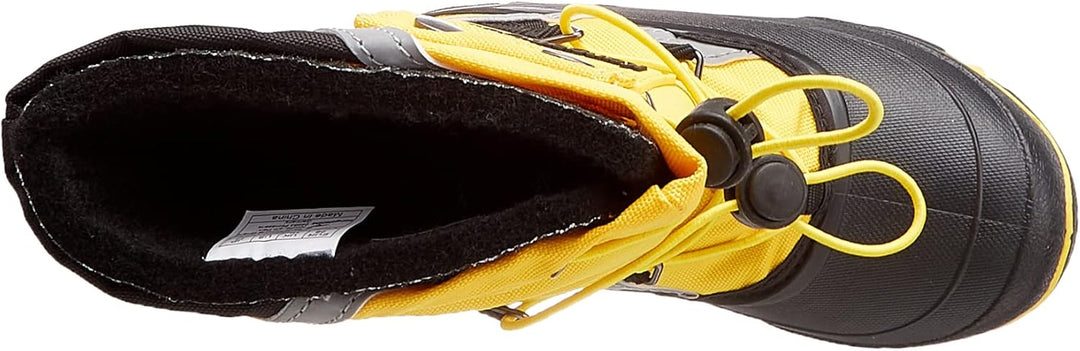 KangaROOS Unisex Kinder Kanga-Bean Iii Stiefel 30 EU Lemon Chrome Jet Black, 30 EU Lemon Chrome Jet