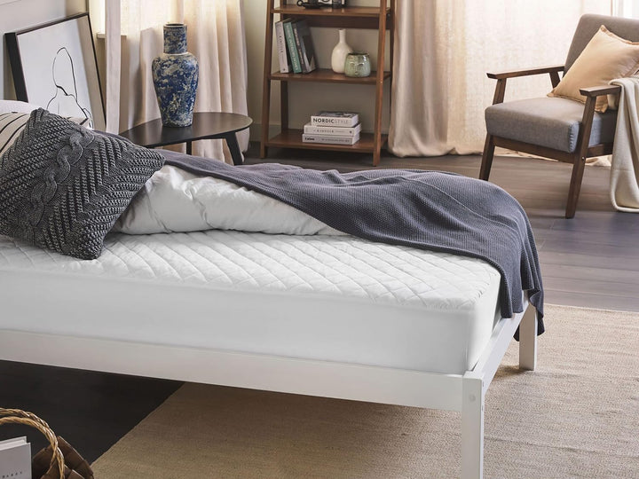 Matratzentopper mit Gummizug 90 x 200 cm Japara Baumwolle u. Mikrofaser Villuerca