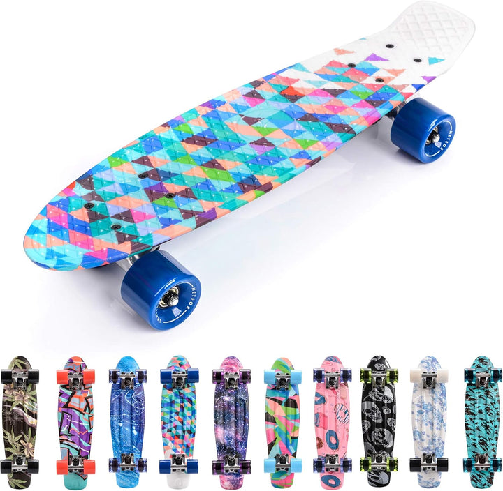 meteor Skateboard Kinder Mini Cruiser Kickboard mädchen Retro Jungen Mini Board Kinder Vintage minib