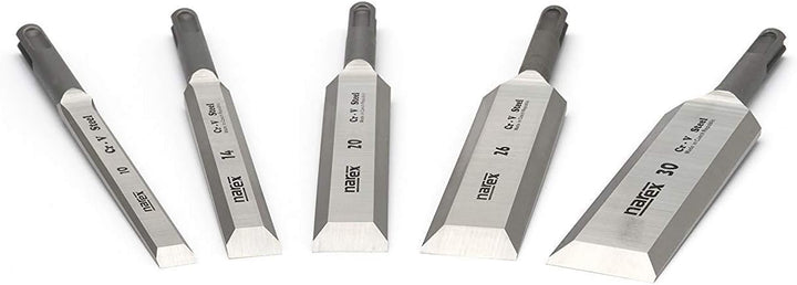 Maschinen Stechbeitel in Holzkassette (SDS-PLUS) 5-tlg