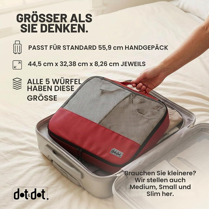 Packwürfel für Koffer – Gepäck-Organizer für Koffer Mehrfarbig, Mehrfarbig
