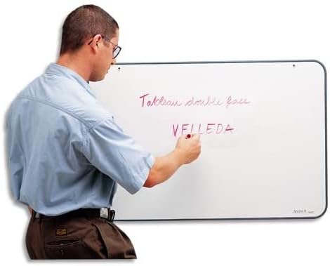 BIC Velleda trocken abwischbares Whiteboard (Doppelseitig, 60 x 90 cm), 60 x 90 cm