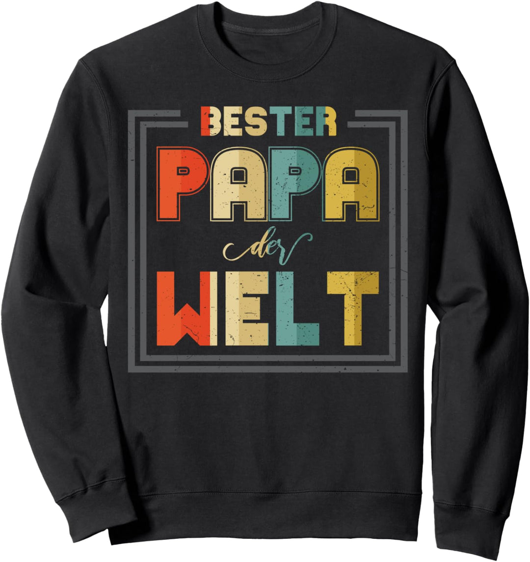 Bester Papa Vatertag Geschenk Familie Sweatshirt