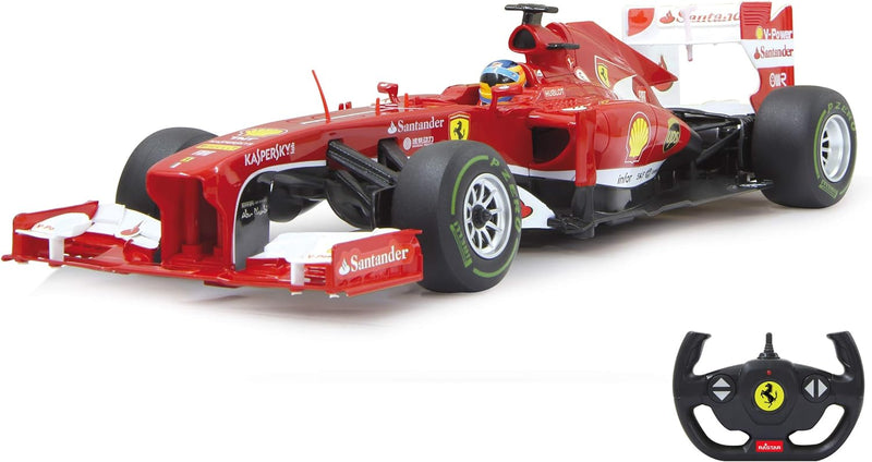 JAMARA 403090 - Ferrari F1 1:12 2,4GH - zoffiziell lizenziert, bis zu 1 Stunde Fahrzeit bei ca. 9 Km