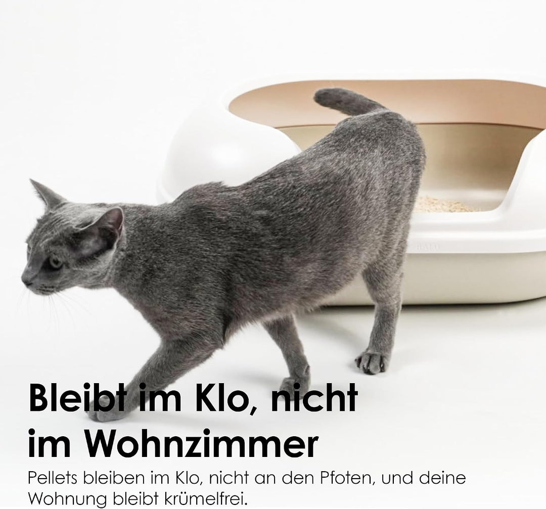 LucyBalu® TOFU Katzenstreu I Klumpendes Katzen Streu | Geruchsbindend und nachhaltig I 8er Set I 48