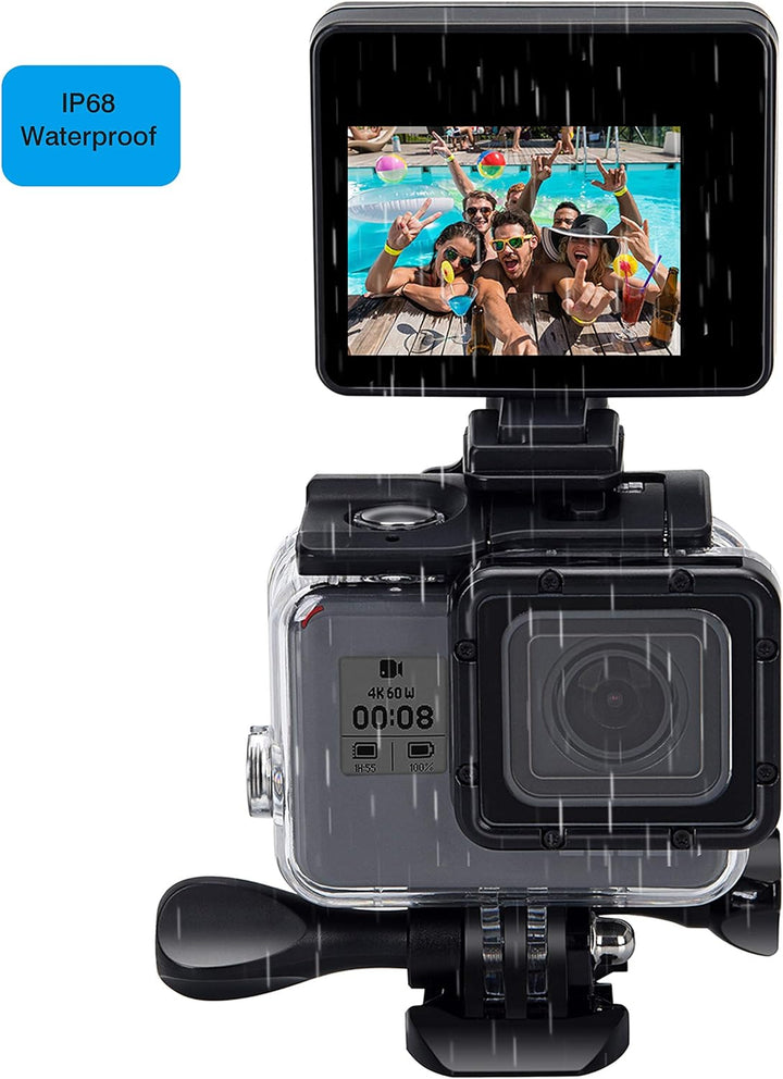 Suptig LCD-Bildschirm Selfie LCD-Bildschirm Kompatibel mit Gopro Hero 9 Hero 8 Hero 7 Hero 6 Hero 5