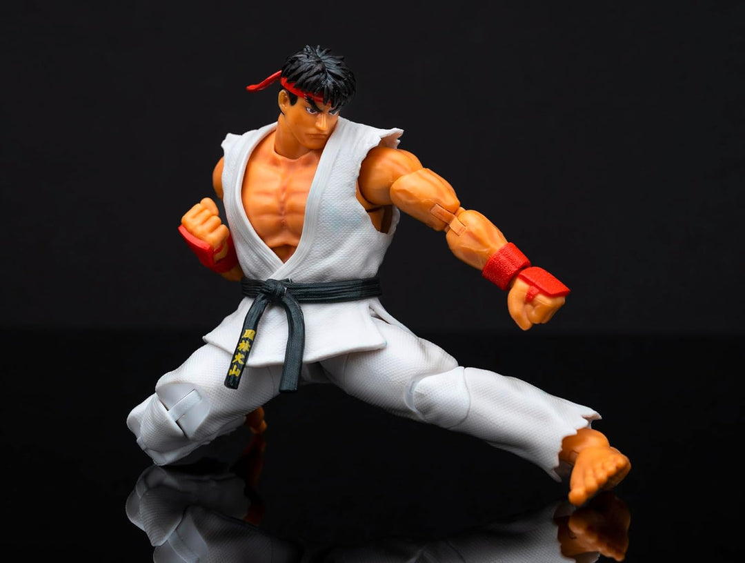 Jada Toys Street Fighter Figur RYU (15 cm) - bewegliche Sammel- und Actionfigur aus Street Fighter 2