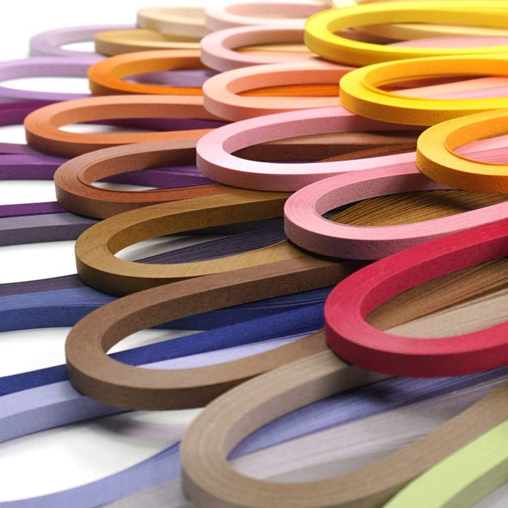 JUYA Papier Quilling Sets von Tant 72 Farben und 72 Packungen, Papierbreite: 1,5mm 72 Farben Breite