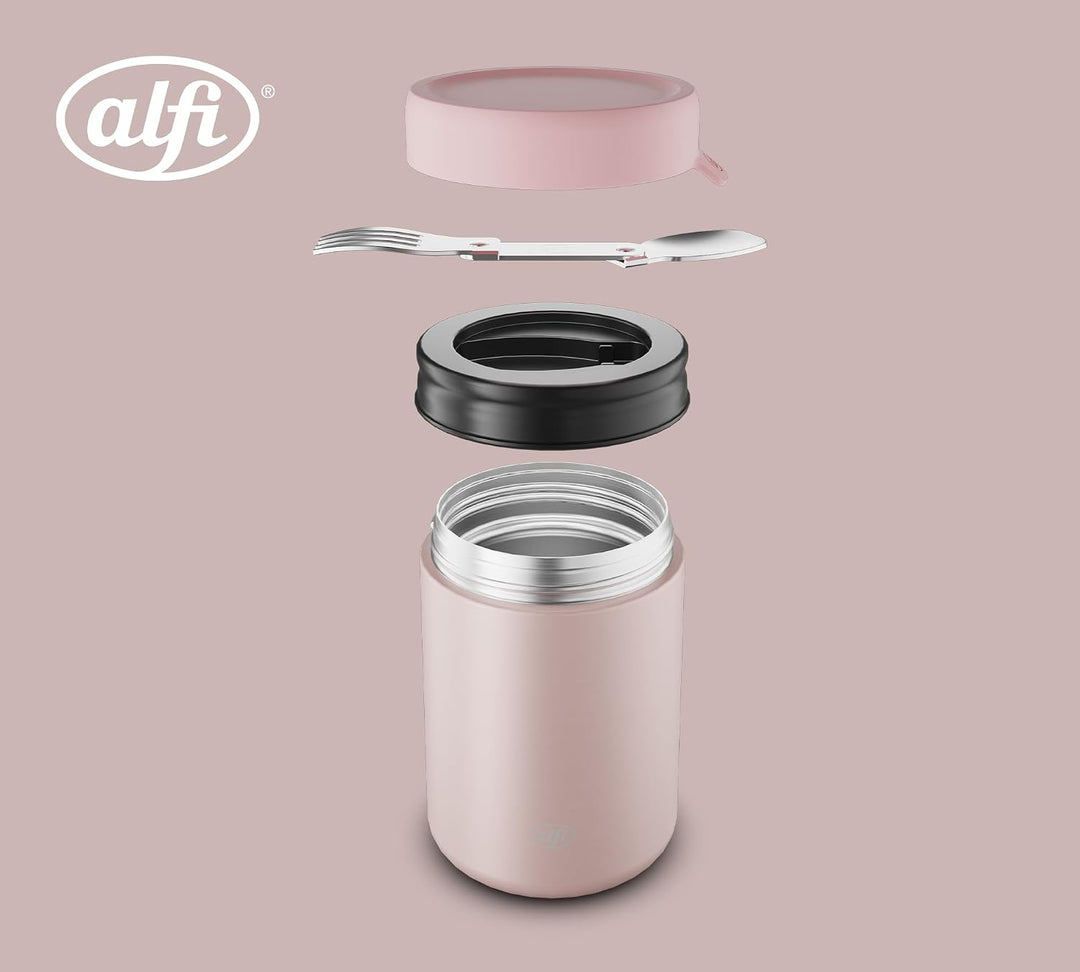 alfi ISO FOOD MUG Thermobehälter 0,35 l, 5 h heiss, pastel rose Pastel Rose Mat, Pastel Rose Mat