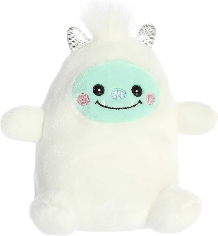 Aurora Adorable Palm Pals Baker Yeti Stuffed Animal - Pocket-Sized Fun - On-The-Go Play - White 5 In