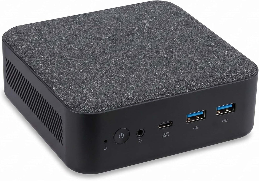 Acer Veriton NUC | N100 | RAM: 8GB | SSD: 250GB | Mini PC | Schwarz | Stoffdeckel | Windows 11 Pro |