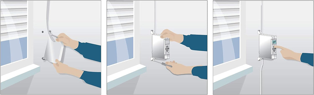 WIR elektronik, eWickler Comfort FUNK COMPAcT, eW540-M, kleinste Gurtwickler, bis 9 kg, für 15 mm Gu