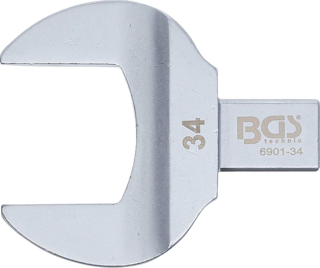 BGS 6901-34 | Einsteck-Maulschlüssel | 34 mm | Aufnahme 14 x 18 mm, 34 mm