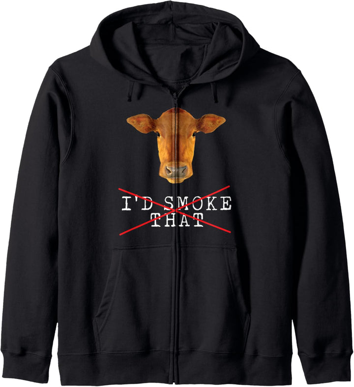 I'd Smoke That Barbecue Grilling BBQ Smoker Grillmeister Kapuzenjacke