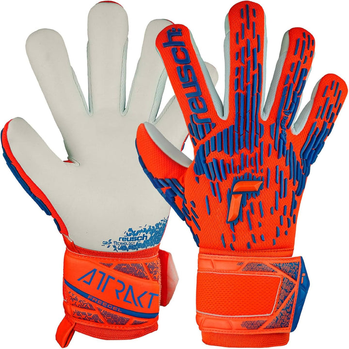 Reusch Unisex Jugend Attrakt Freegel Silver Junior Torwarthandschuhe