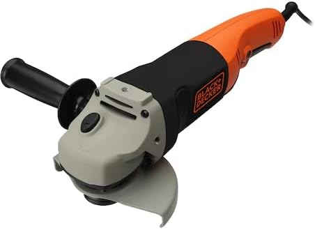 Black+Decker Winkelschleifer (mit 3-Positionen-Zusatzhandgriff, 1200 W, 125 mm, Nullspannungsschalte