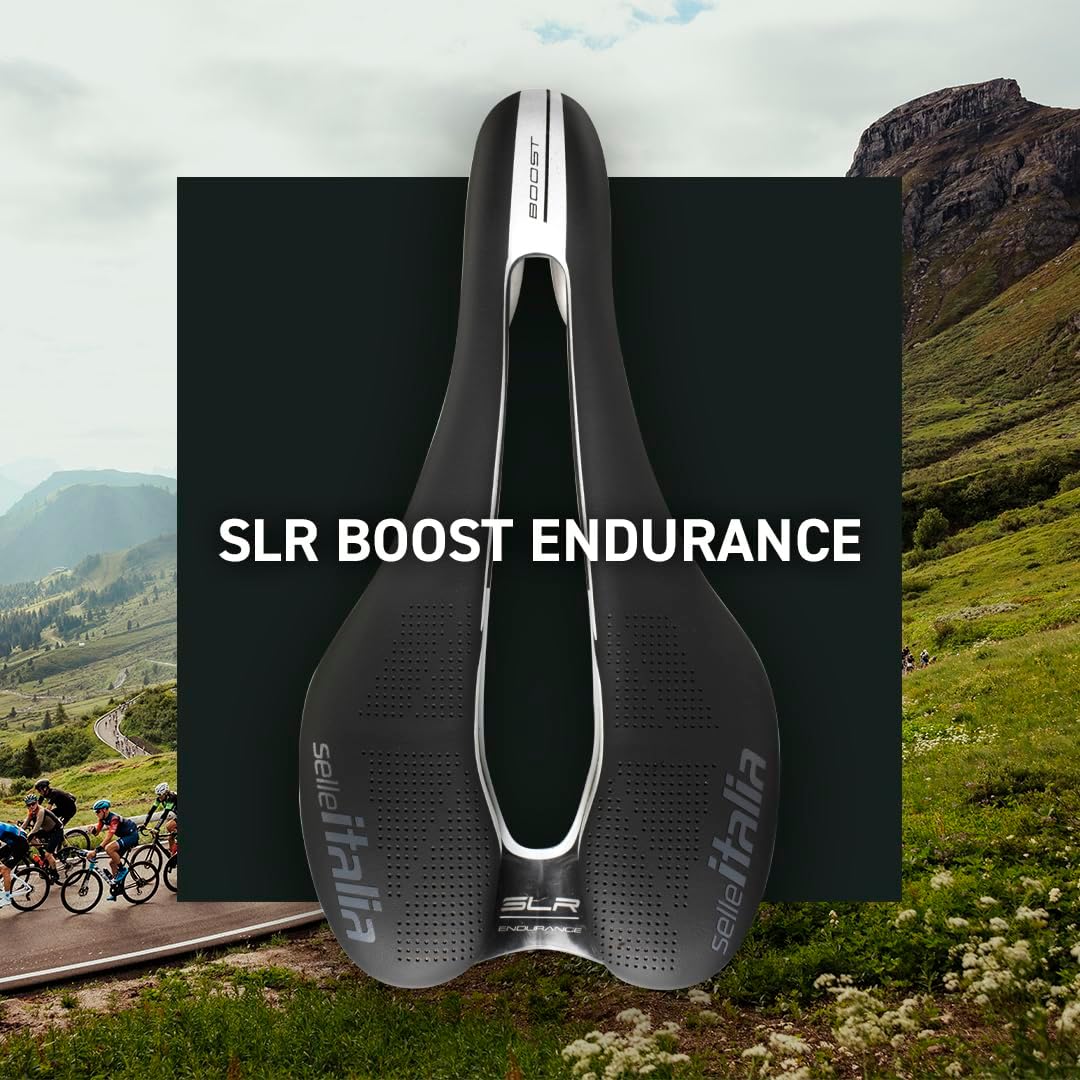 Selle Italia SLR Boost Endurance Ti316 Superflow Sattel S3 Schwarz, S3 Schwarz
