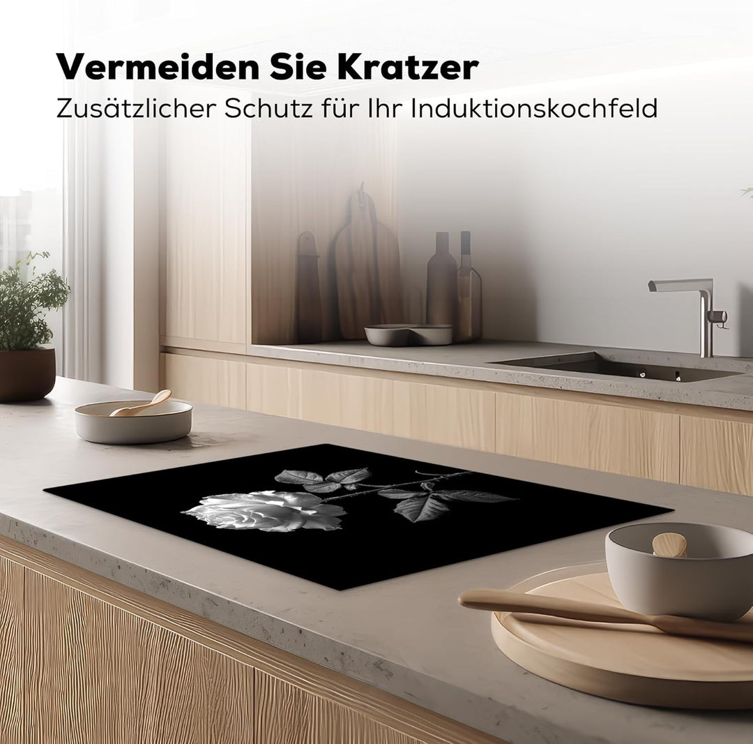 KitchenYeah© Herdabdeckplatte Einteilig Küche Herdabdeckung Induktionsfeld Ceranfeld Herdabdeckplatt