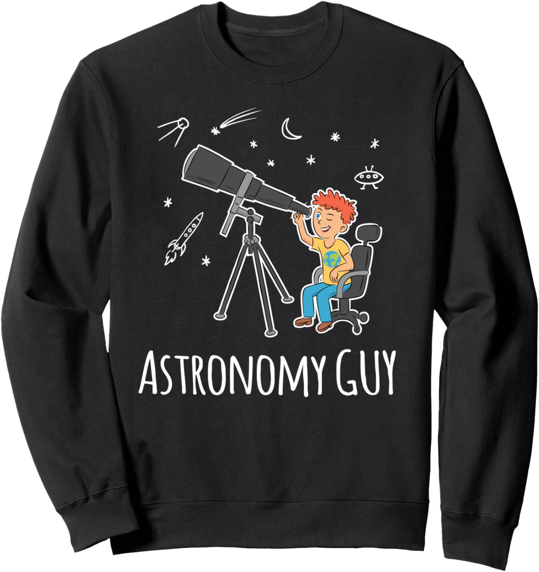 Astronomie, Sterne, Jungen Astronomer lustiges Zitat Sweatshirt
