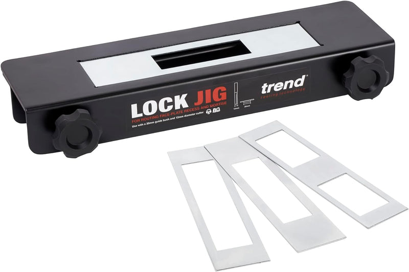 Trend Lock Jig, wird verwendet, um die Aussparung für Türschlösser zu schneiden, LOCK/JIG, Lock Jig