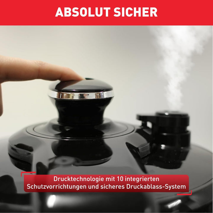 Tefal CY505E Fast & Delicious Multikocher | elektrischer Schnellkochtopf|25 Automatische Programme|F