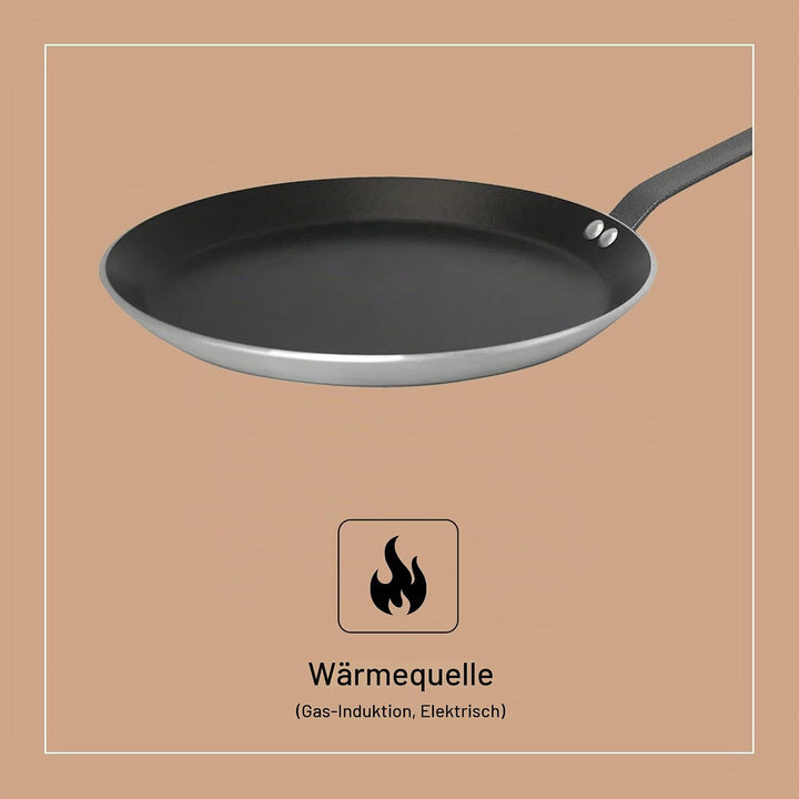 de Buyer Antihaft Crepespfanne CHOC Resto 26 cm 8485.26 26 cm Einzigartig, 26 cm Einzigartig