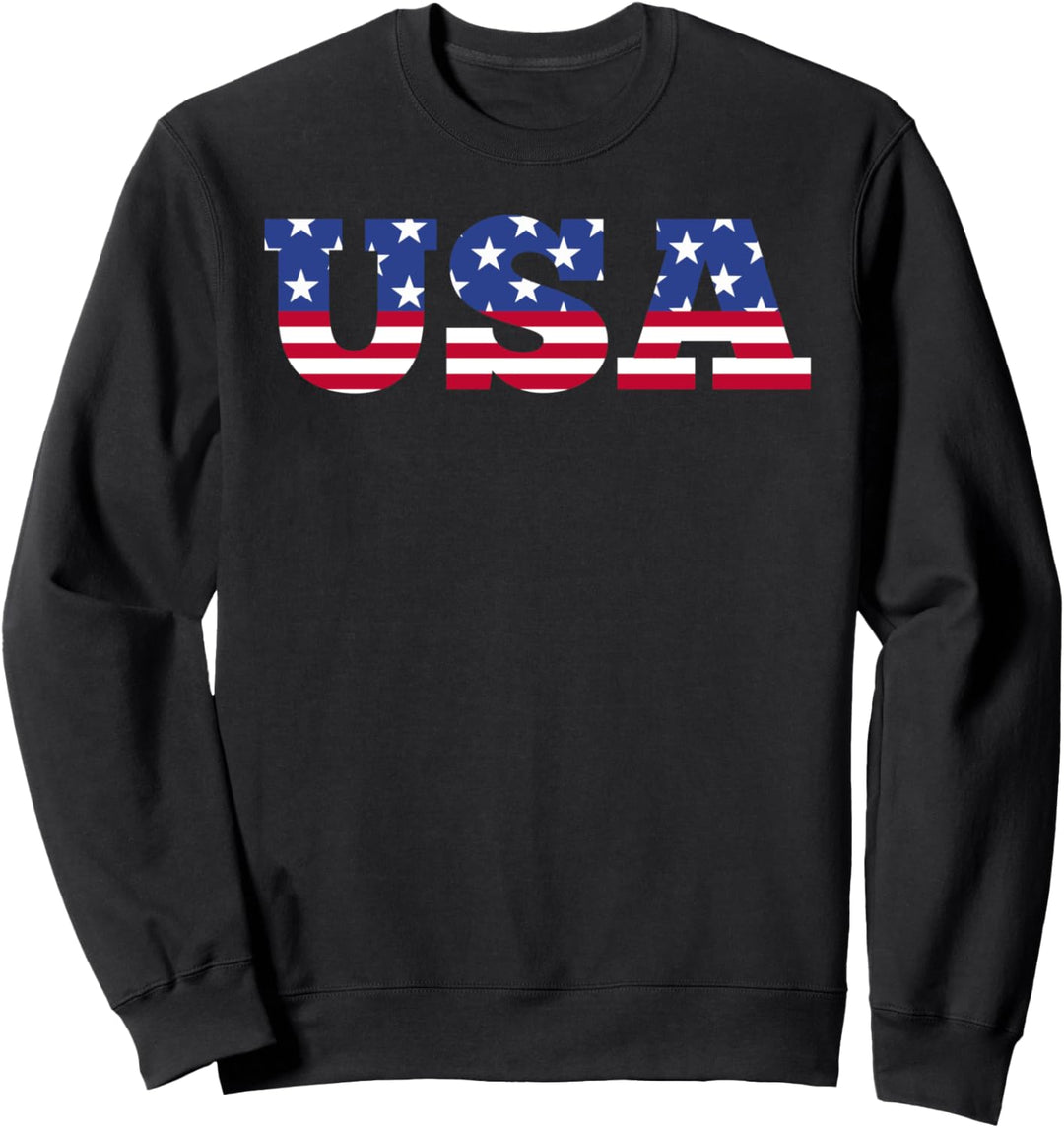 USA America Pride - American Flag Sweatshirt