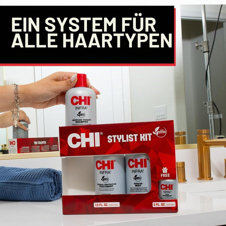 CHI Home Stylist Kit, white, 56.7 g (Pack of 4) 56.7 g (Confezione da 4), 56.7 g (Confezione da 4)