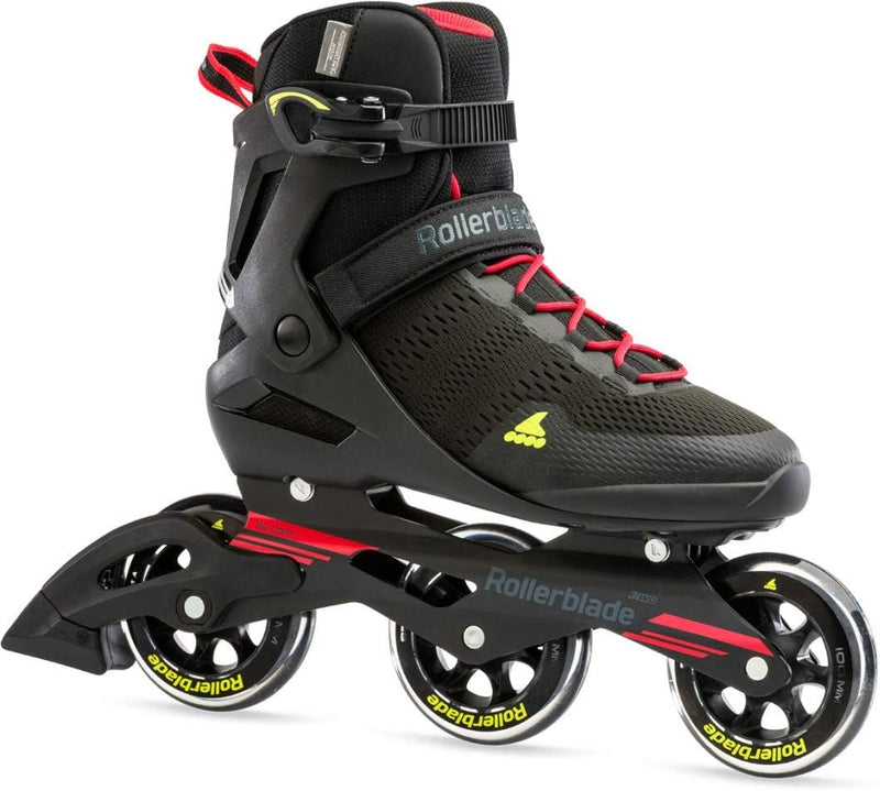 Rollerblade Herren Sirio 100 3wd Inlineskate 265 Black/Red, 265 Black/Red