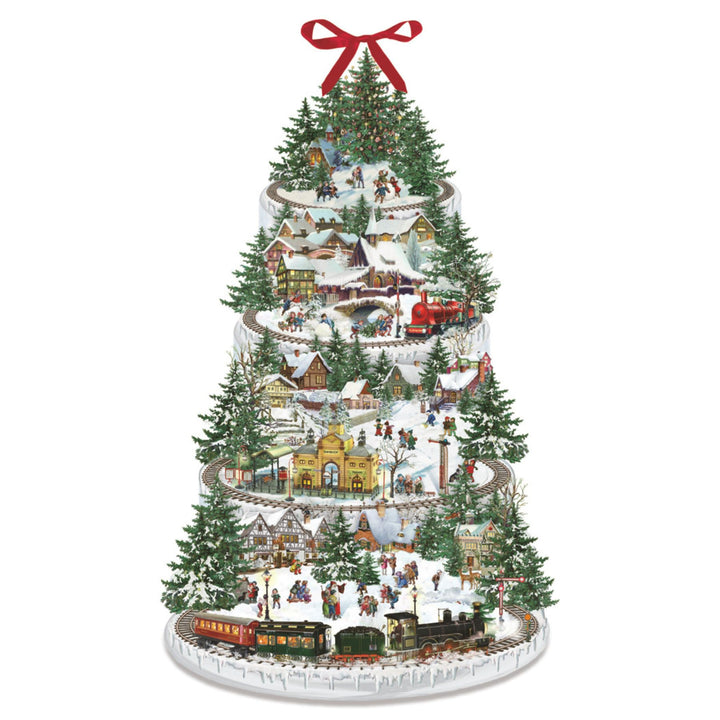 A3-Wand-Adventskalender – Eisenbahn-Tanne, Kalender