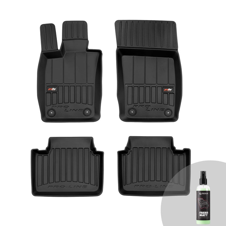 FROGUM ProLine 3D Gummimatten Exklusiven Auto Fussmatten Autofussmatten für Porsche Panamera II ab 2