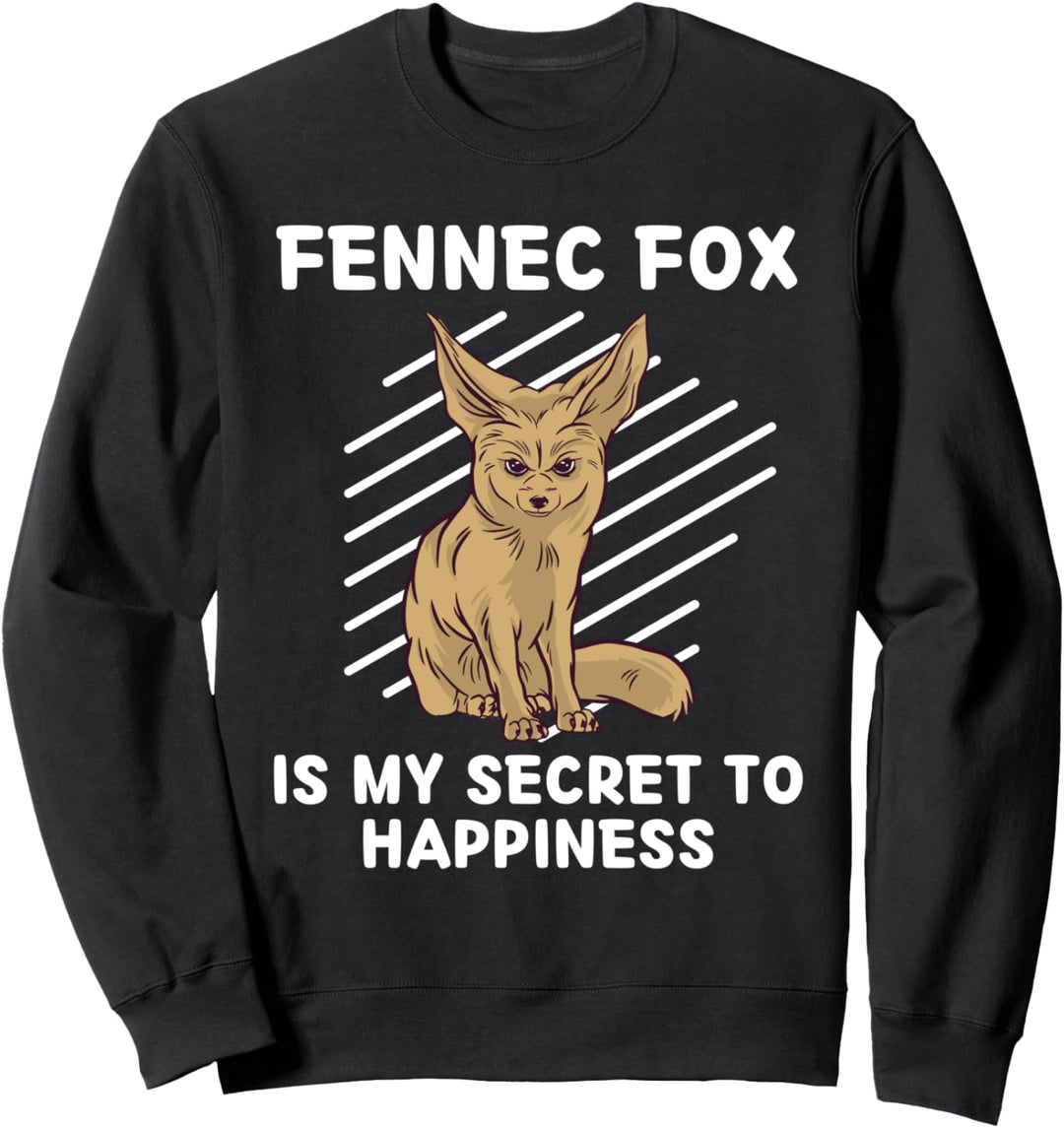 Netter Fennec Fox ist mein Geheimnis zum Glück Fennec Fox Sweatshirt