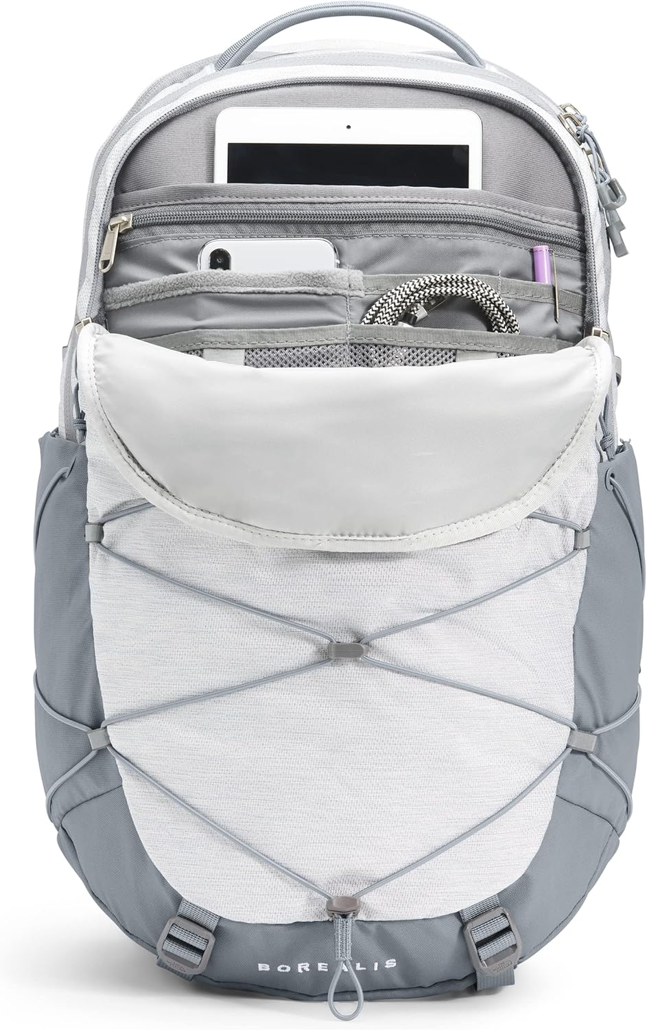 THE NORTH FACE Damen Rucksack Borealis Weiss, Weiss