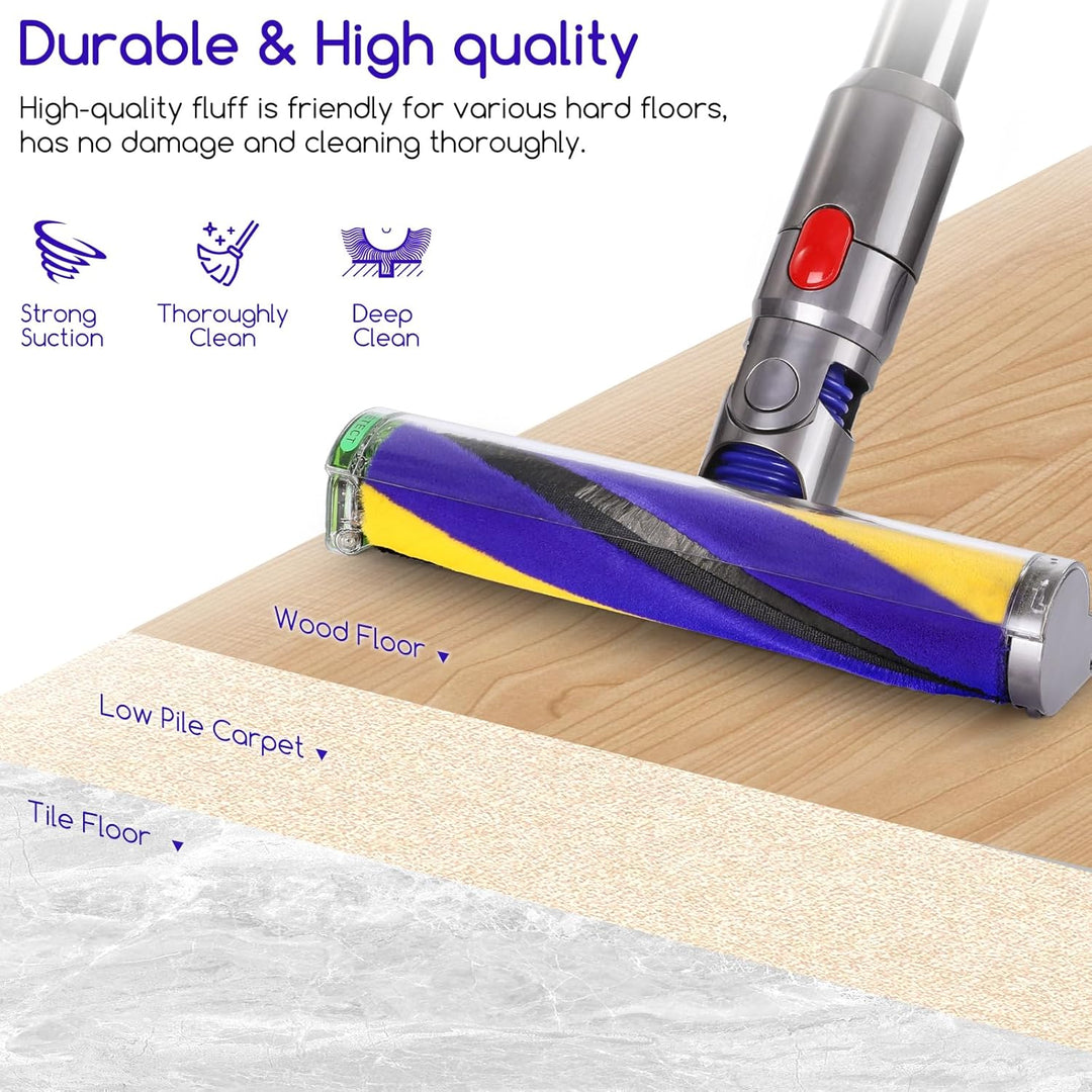 V15 V12 Bürste + Rollen für Dyson V12 Detect Slim Absolute Bürstenwalze, V15 Bürsten Zubehör, V8 /V1