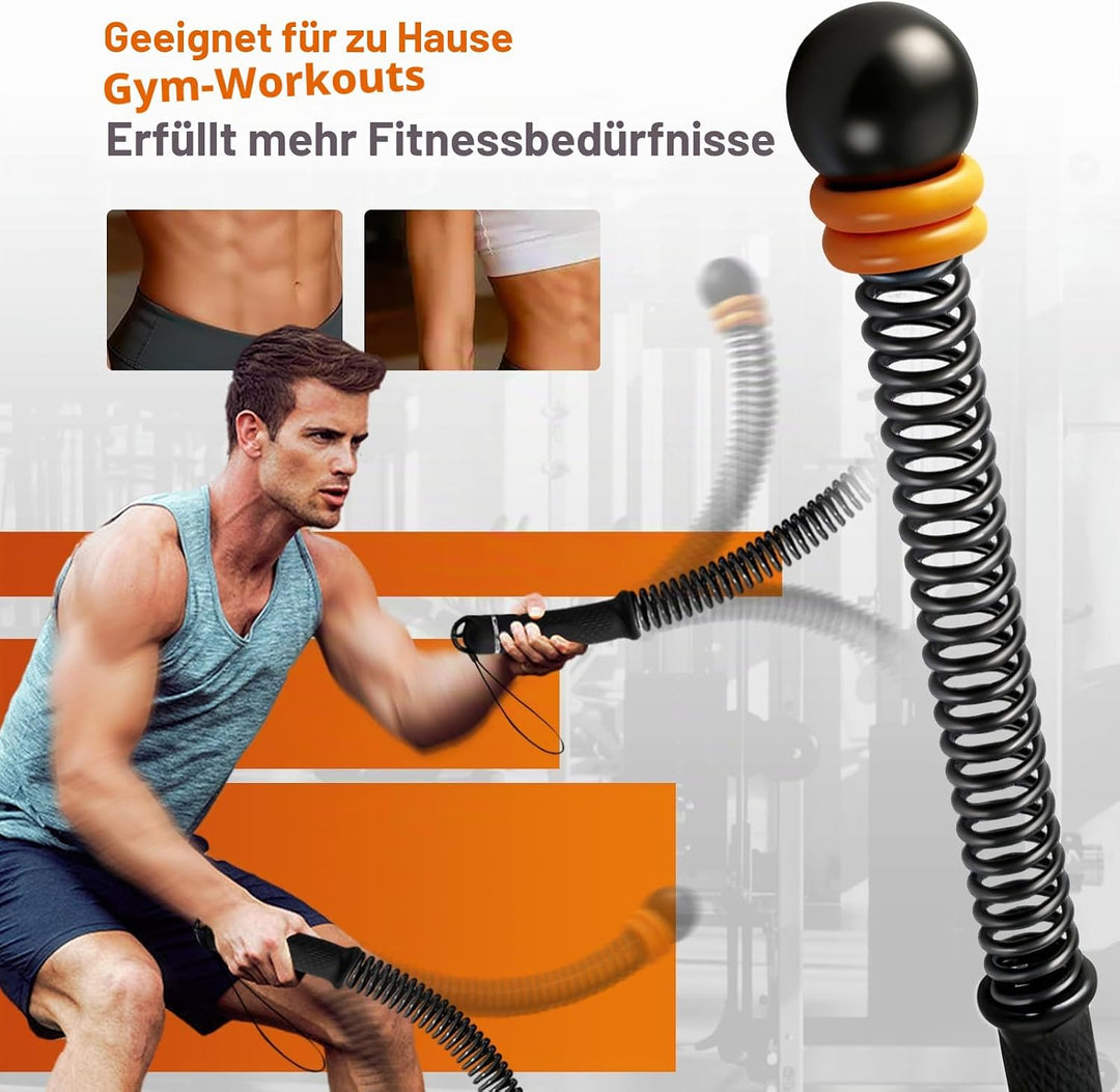 Battle Ropes, Gewichtete Trainingsseile, der neuen Generation Verstellbares Ropeless Fitnessseile, V